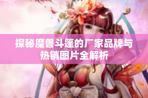 探秘魔兽斗篷的厂家品牌与热销图片全解析