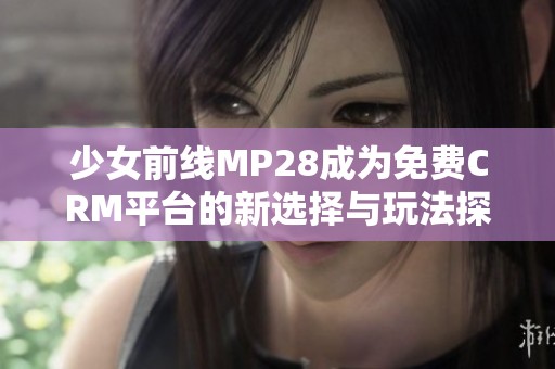 少女前线MP28成为免费CRM平台的新选择与玩法探讨