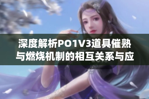 深度解析PO1V3道具催熟与燃烧机制的相互关系与应用技巧(1)