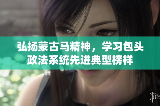 弘扬蒙古马精神，学习包头政法系统先进典型榜样