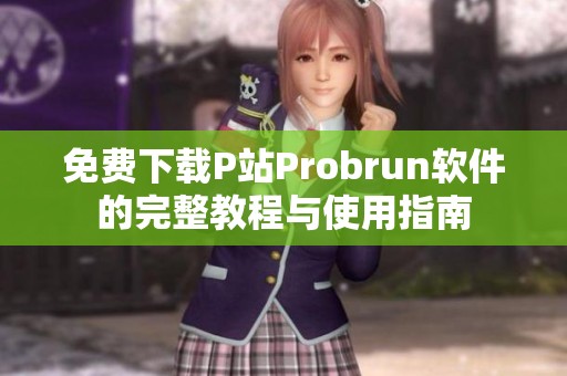 免费下载P站Probrun软件的完整教程与使用指南