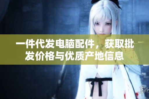一件代发电脑配件，获取批发价格与优质产地信息