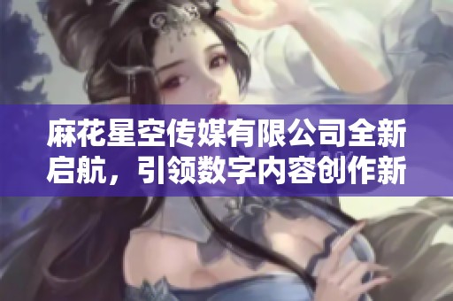 麻花星空传媒有限公司全新启航，引领数字内容创作新时代