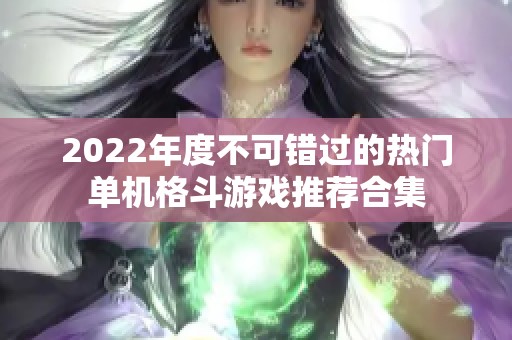 2022年度不可错过的热门单机格斗游戏推荐合集