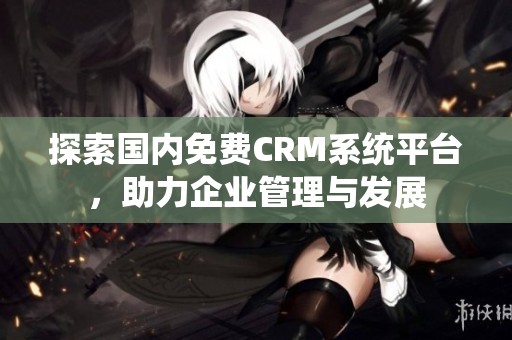 探索国内免费CRM系统平台，助力企业管理与发展