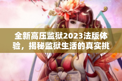 全新高压监狱2023法版体验，揭秘监狱生活的真实挑战