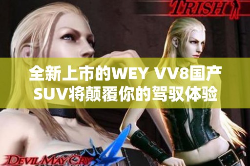 全新上市的WEY VV8国产SUV将颠覆你的驾驭体验