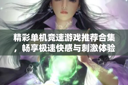 精彩单机竞速游戏推荐合集，畅享极速快感与刺激体验