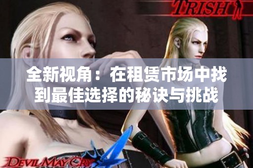 全新视角：在租赁市场中找到最佳选择的秘诀与挑战