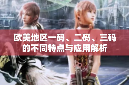 欧美地区一码、二码、三码的不同特点与应用解析