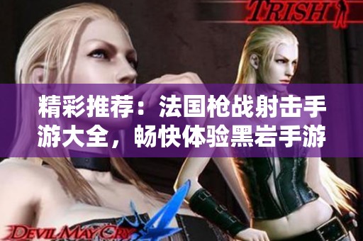 精彩推荐：法国枪战射击手游大全，畅快体验黑岩手游网精选佳作