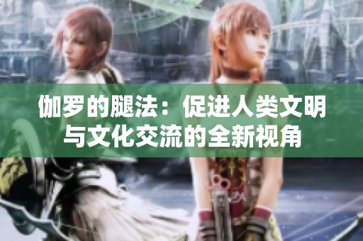 伽罗的腿法：促进人类文明与文化交流的全新视角