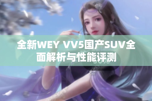 全新WEY VV5国产SUV全面解析与性能评测