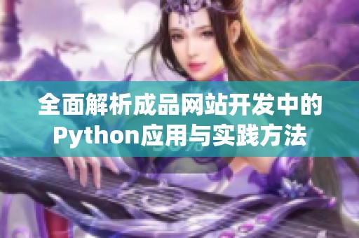 全面解析成品网站开发中的Python应用与实践方法