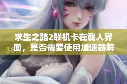 求生之路2联机卡在载入界面，是否需要使用加速器解决问题