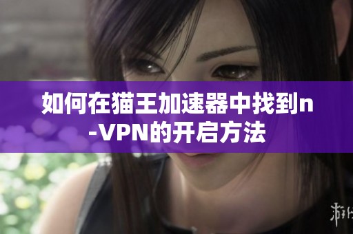 如何在猫王加速器中找到n-VPN的开启方法