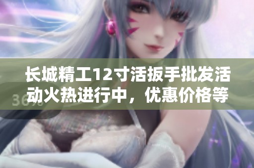 长城精工12寸活扳手批发活动火热进行中，优惠价格等你来选