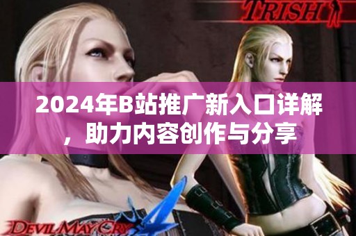 2024年B站推广新入口详解，助力内容创作与分享