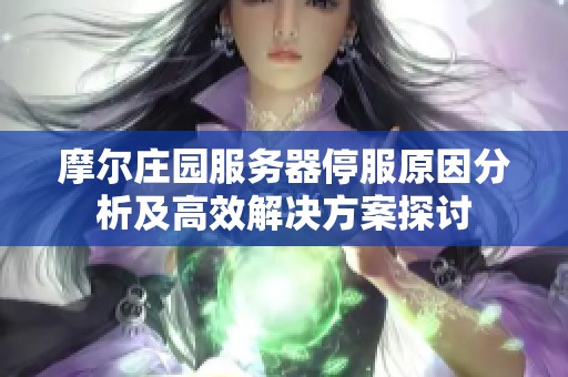 摩尔庄园服务器停服原因分析及高效解决方案探讨