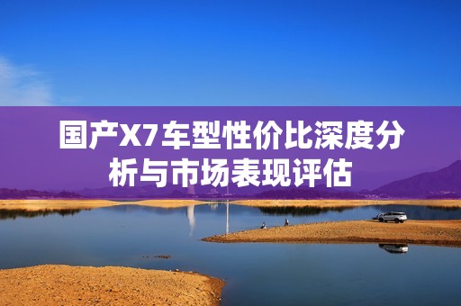 国产X7车型性价比深度分析与市场表现评估