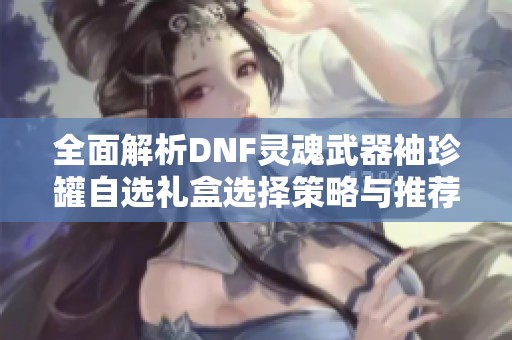 全面解析DNF灵魂武器袖珍罐自选礼盒选择策略与推荐选项指南