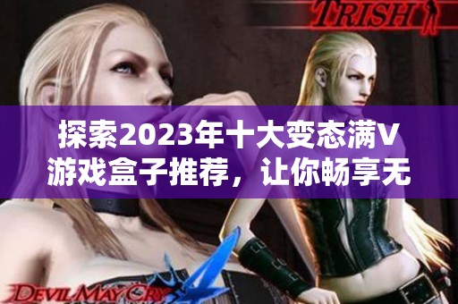 探索2023年十大变态满V游戏盒子推荐，让你畅享无尽乐趣与激情冒险的游戏世界