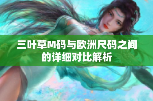 三叶草M码与欧洲尺码之间的详细对比解析