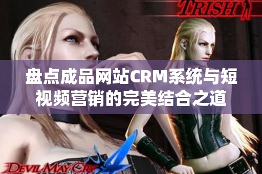 盘点成品网站CRM系统与短视频营销的完美结合之道