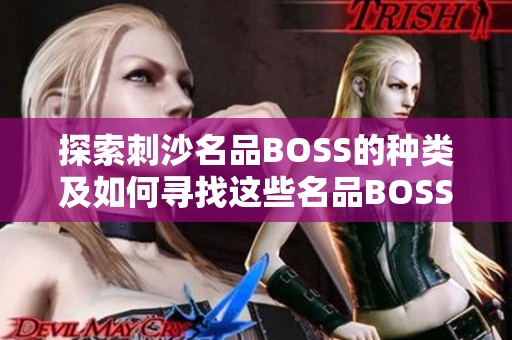 探索刺沙名品BOSS的种类及如何寻找这些名品BOSS的实用技巧