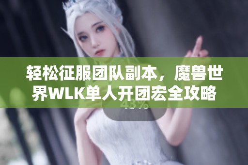 轻松征服团队副本，魔兽世界WLK单人开团宏全攻略