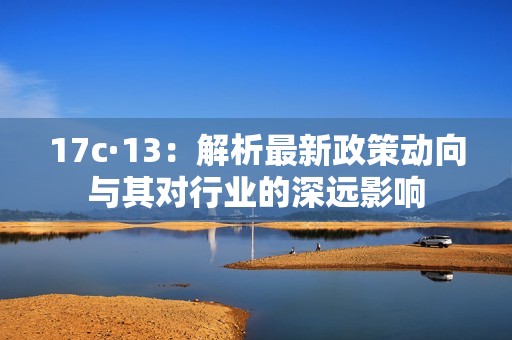 17c·13：解析最新政策动向与其对行业的深远影响