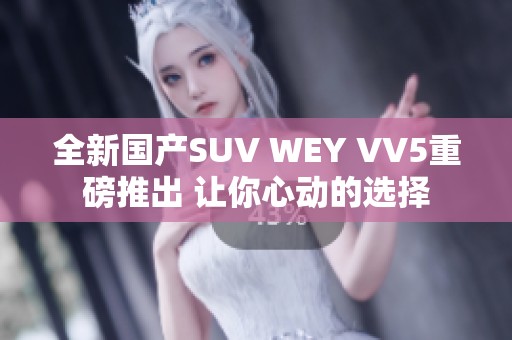 全新国产SUV WEY VV5重磅推出 让你心动的选择