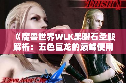 《魔兽世界WLK黑曜石圣殿解析：五色巨龙的巅峰使用技巧揭秘》