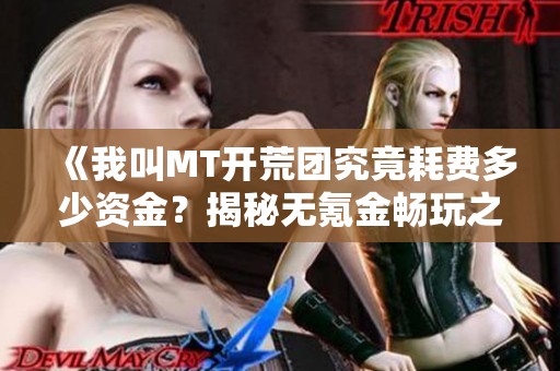 《我叫MT开荒团究竟耗费多少资金？揭秘无氪金畅玩之路》