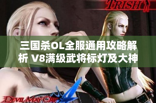 三国杀OL全服通用攻略解析 V8满级武将标灯及大神灯详解