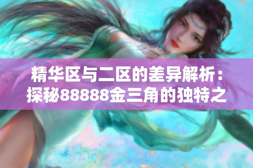 精华区与二区的差异解析：探秘88888金三角的独特之处与优势